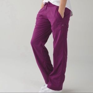 Purple Unlined Lululemon Dance Studio Pants 10
